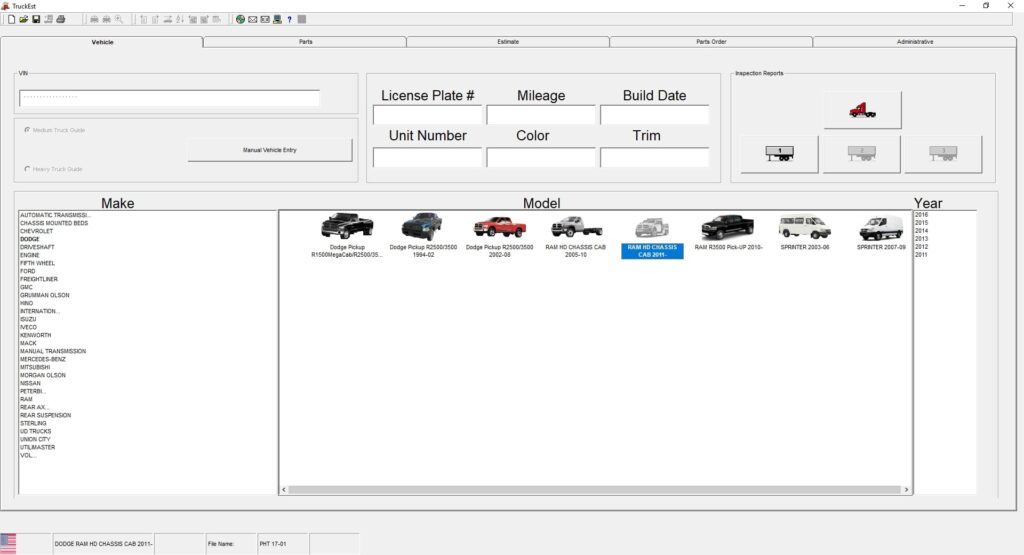 Mitchell TruckEst Collision Estimating System