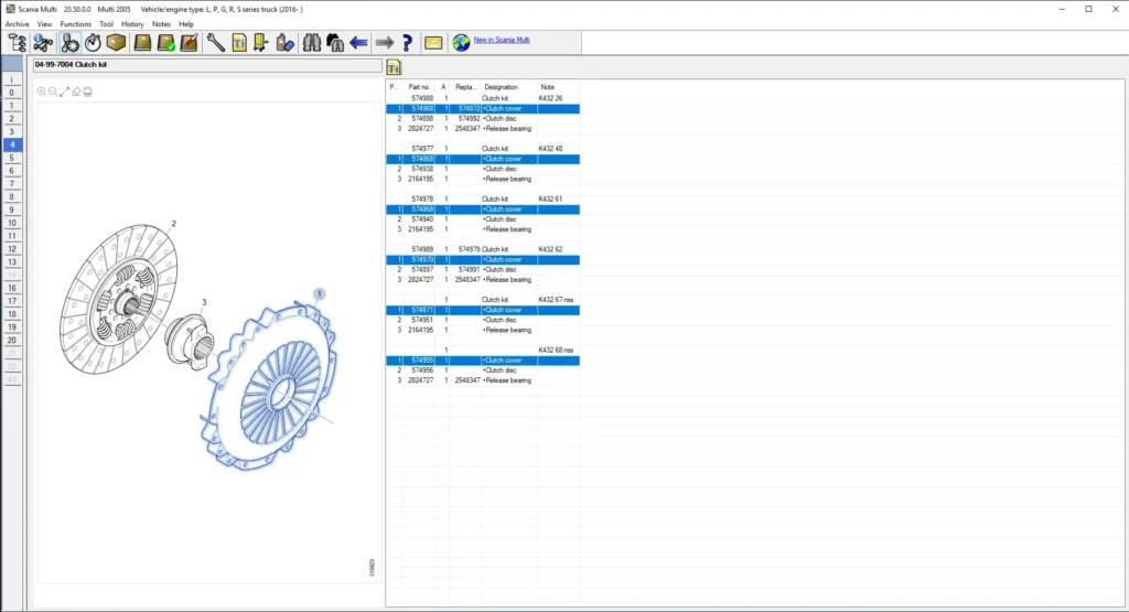 Scania Multi Parts Catalog