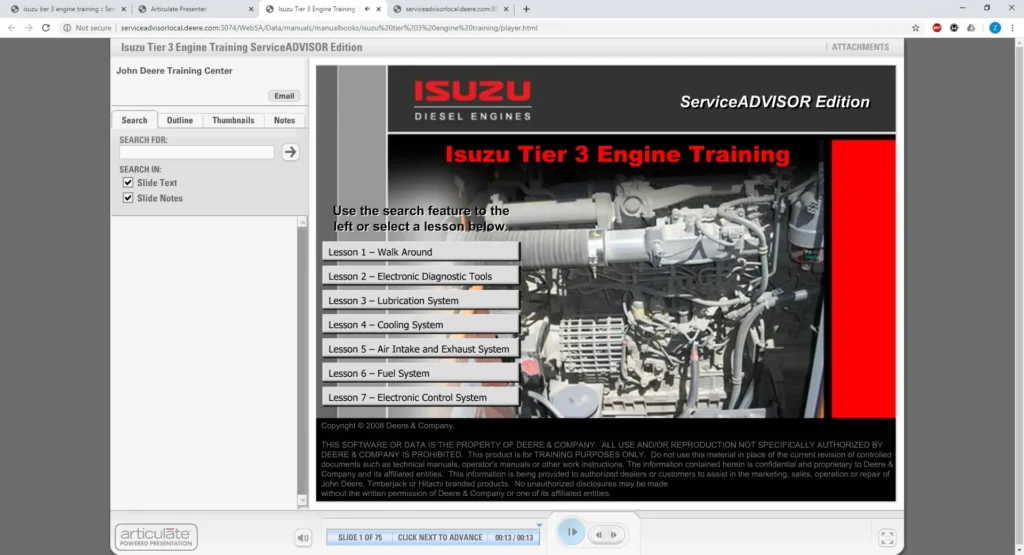 John Deere Service Advisor