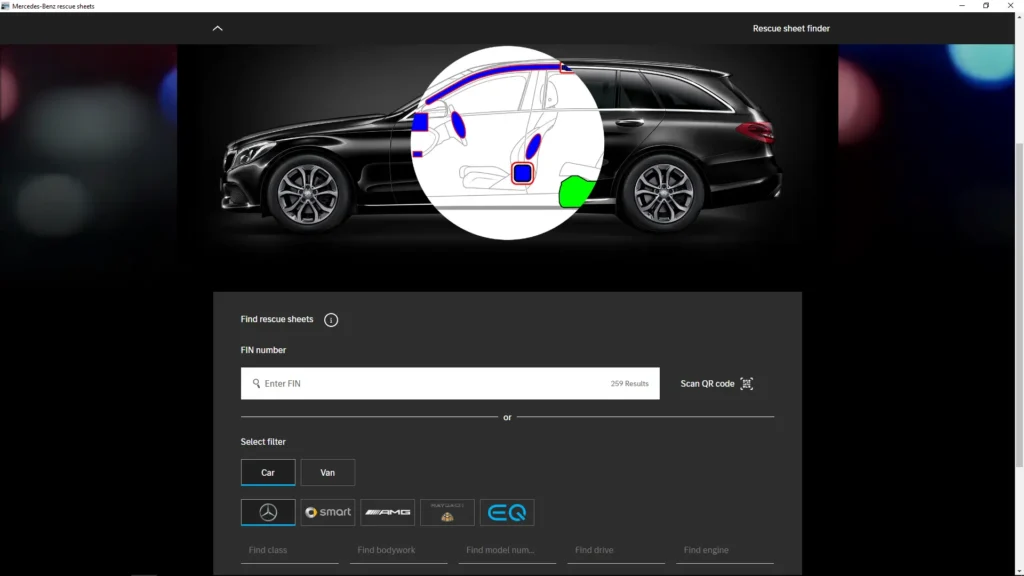Mercedes-Benz Rescue Sheets Finder-1