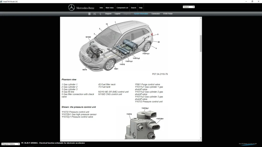 Mercedes Benz Starfinder Electrical Wiring & Component Location Software
