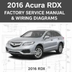 Acura RDX 2016 Factory Service Manual & Wiring Diagrams PDF