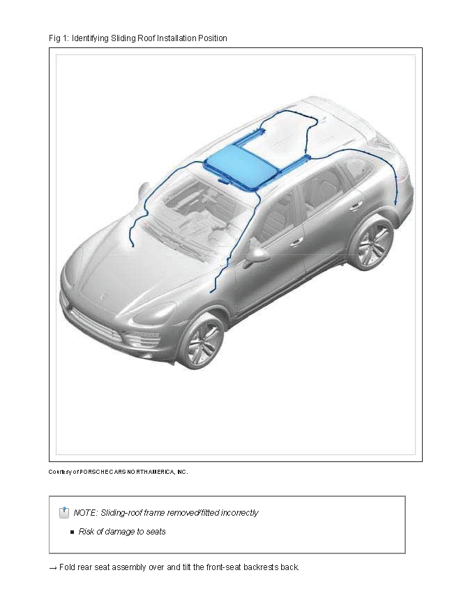 Factory repair manual for Porsche Cayenne II SUV