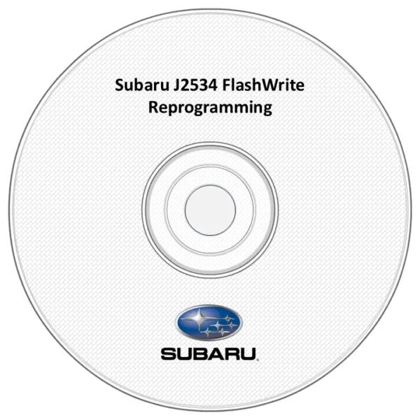 Subaru J2534 FlashWrite Reprogramming Data