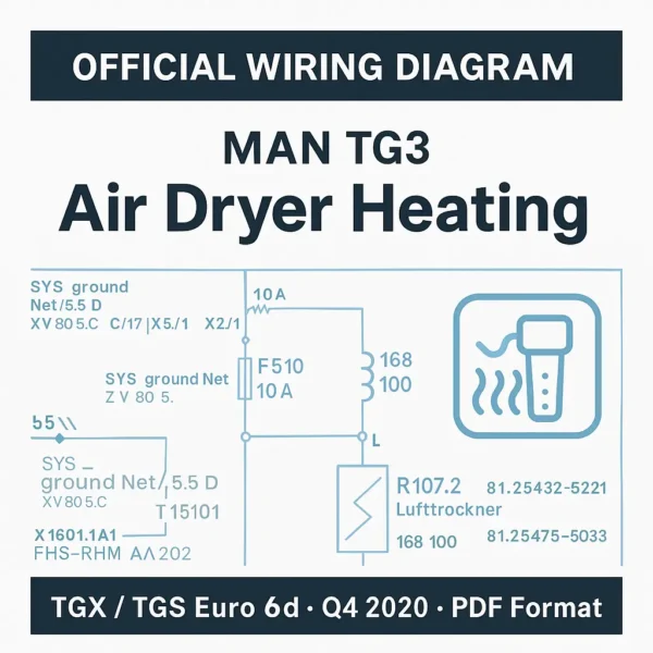 TG3 Air Dryer Heating Wiring Diagram – TGX TGS Euro 6d (Q4 2020)