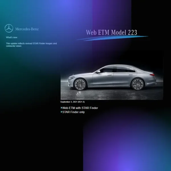Mercedes Benz Starfinder Electrical Wiring & Component Location Software