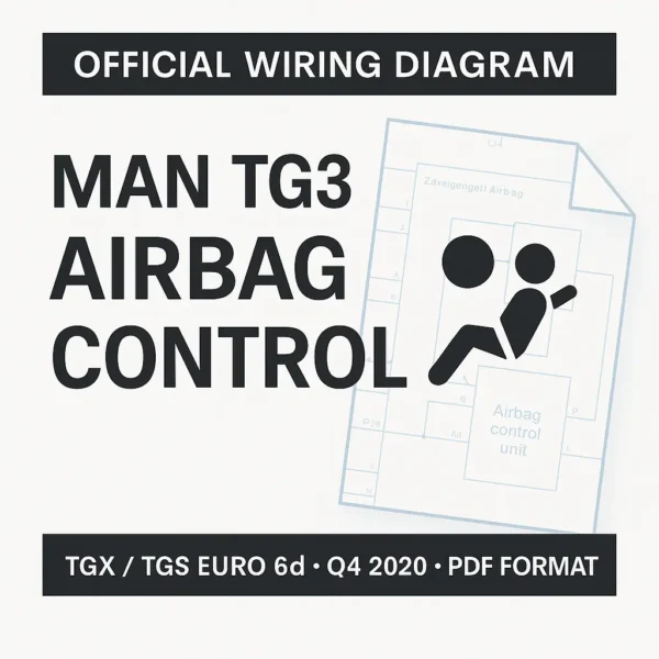 MAN TG3 Airbag Control Wiring Diagram – TGX TGS Euro 6d (Q4 2020)