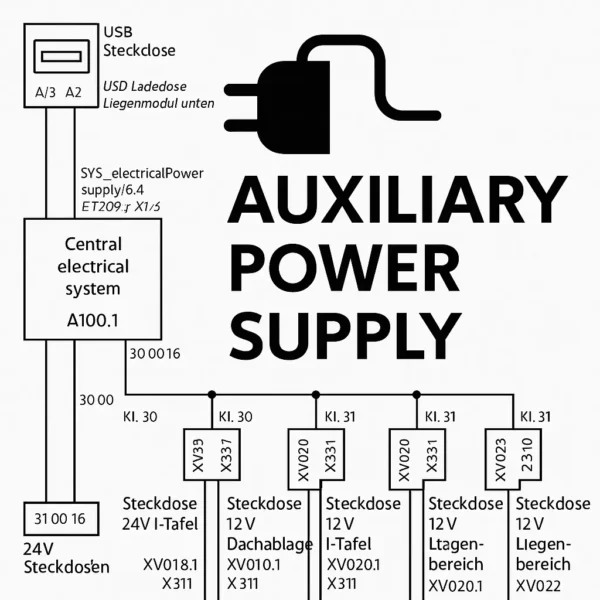 MAN TG3 Auxiliary Power Supply Wiring Diagram – TGX TGS Euro 6d (Q4 2020)