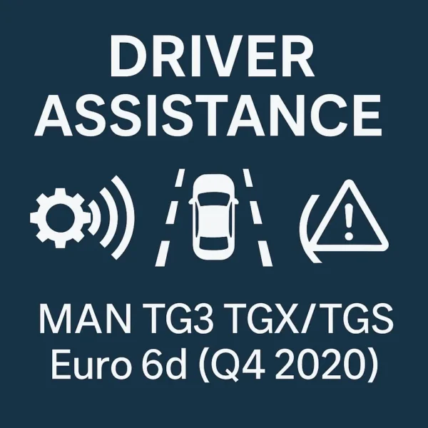 MAN TG3 Driver Assistance Wiring Diagrams – TGX TGS Euro 6d (Q4 2020)