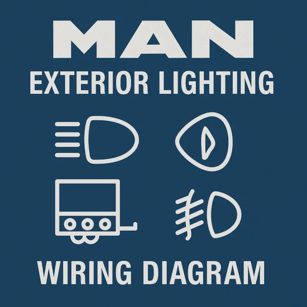 MAN TG3 Exterior Lighting Wiring Diagram – TGX TGS Euro 6d (Q4 2020)