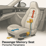 Porsche Panamera 2015-2016 Passenger Seat Memory System Wiring Manual