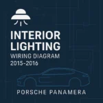 Porsche Panamera Interior Lighting Wiring Diagram (2015–2016)