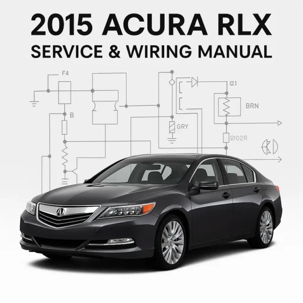 2015 Acura RLX Factory Service Manual & Wiring Diagrams PDF