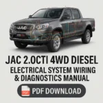 JAC 2.0CTI 4WD Diesel Electrical System Wiring & Diagnostics Manual | PDF Download