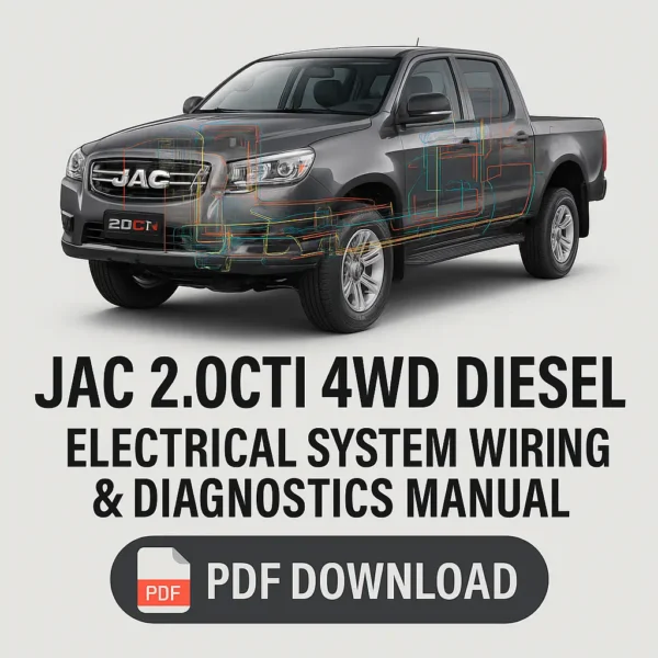 JAC 2.0CTI 4WD Diesel Electrical System Wiring & Diagnostics Manual | PDF Download