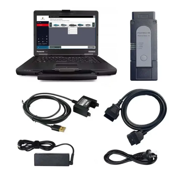 PIWIS 4 Porsche diagnostic tool SSD V42.950 installed on Panasonic CF-54 laptop
