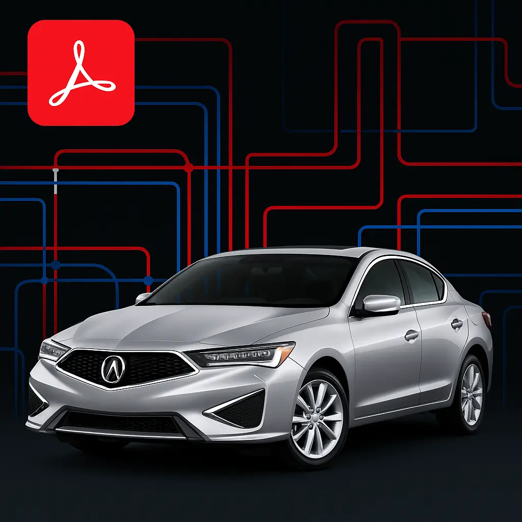 Acura ILX 2022 Factory Service Manual & Wiring Diagrams PDF Acura ILX 2022 Factory Wiring Diagrams PDF | 2.4L i-VTEC - Image 1