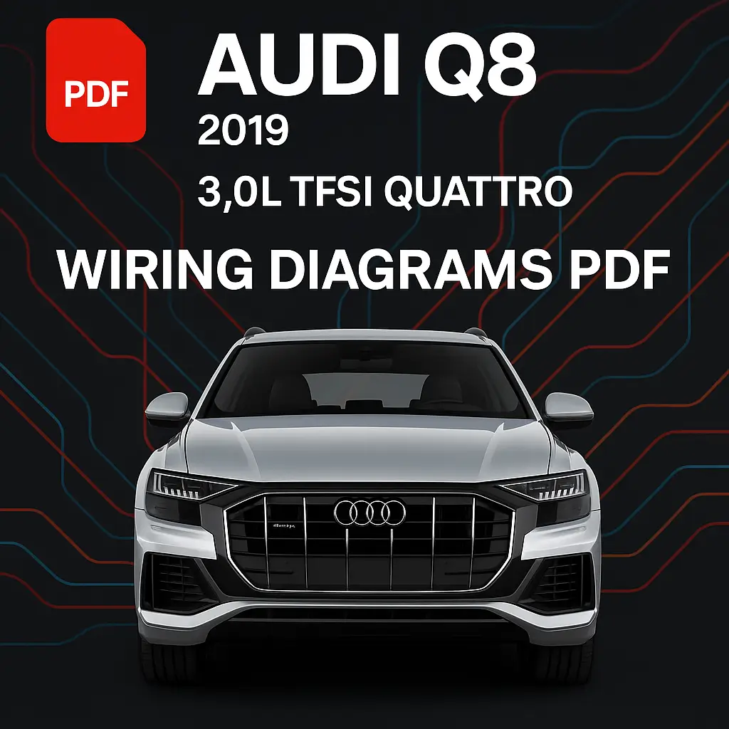 Audi Q8 Premium 2019 Wiring Diagrams PDF 3.0L TFSI Quattro Audi Q8 Premium 2019 Wiring Diagrams PDF | 3.0L TFSI Quattro - Image 1