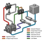 CASE 1150M Hydraulic Schematic – Factory Hydraulic Circuit Diagram for Crawler Dozer